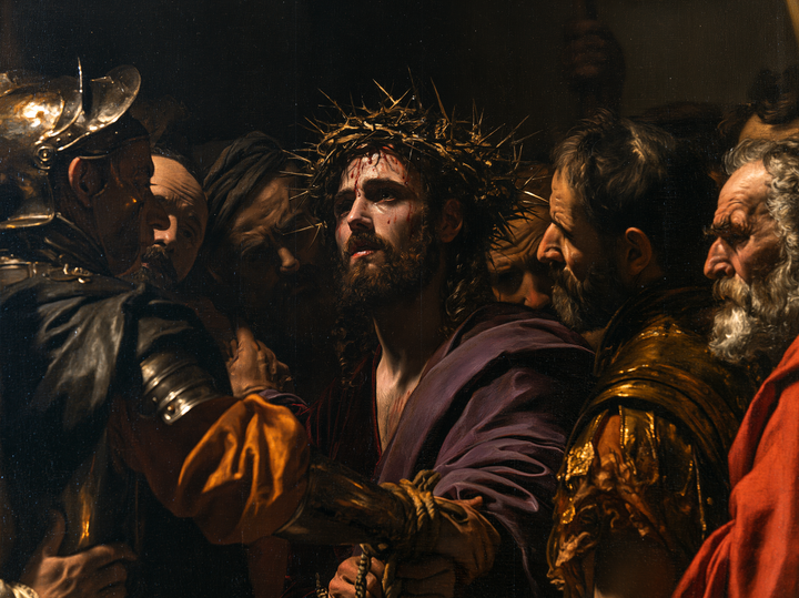 Ecce Homo - Black and gold · Landscape n° 9