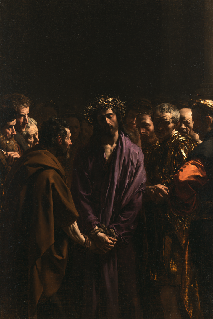 Ecce Homo - Nero e oro · Ritratto n° 14