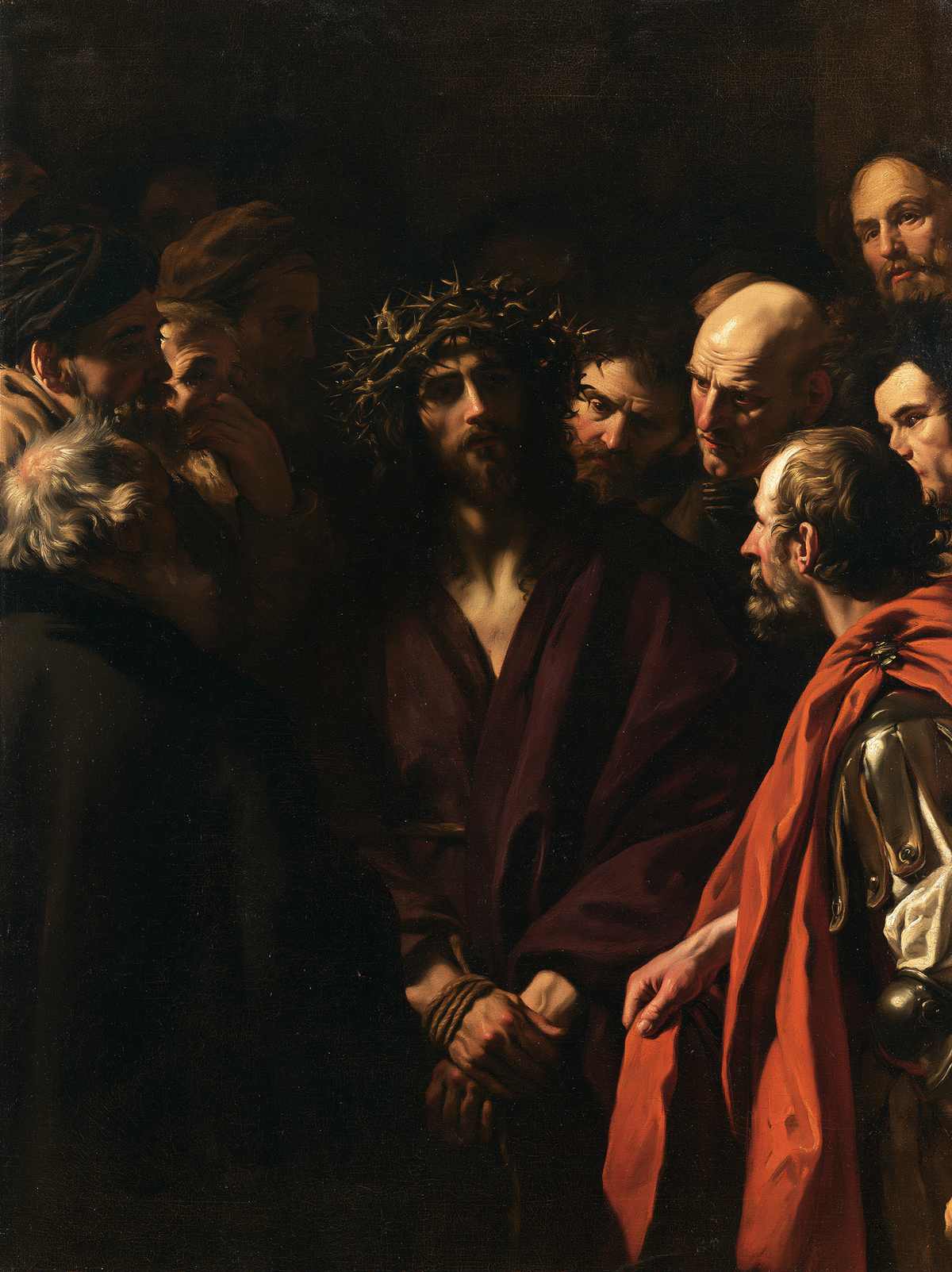 Ecce Homo - Nero e oro · Ritratto n° 18 - Arte cristiana
