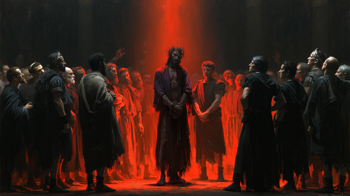 Ecce Homo — The Red Column at the Heart of Night