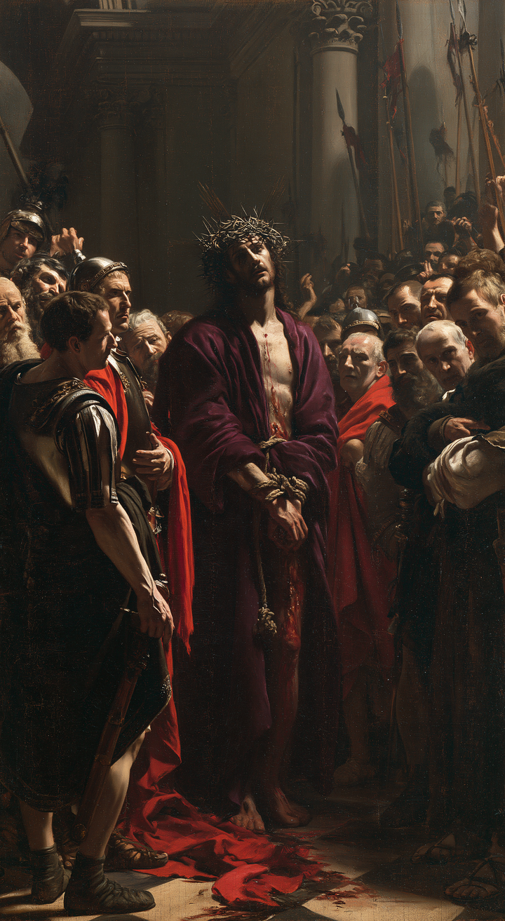 Ecce Homo - Rosso del sacrificio · Ritratto n° 5