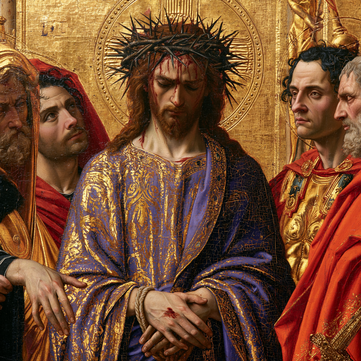 Ecce Homo - Sacro dorato · Quadrato n° 2