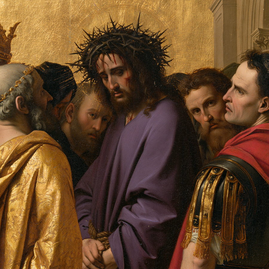 Ecce Homo - Sacro dorato · Quadrato n° 3