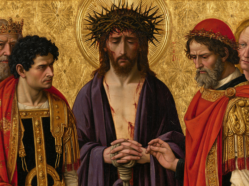 Ecce Homo - Sacro dorato · Paesaggio n° 6 - Arte cristiana