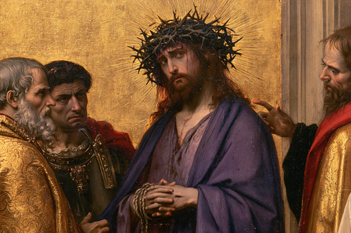 Ecce Homo - Sacro dorato · Paesaggio n° 9 - Arte cristiana