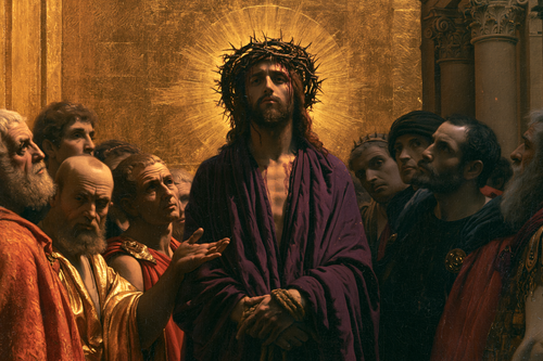 Ecce Homo - Sacro dorato · Paesaggio n° 11 - Arte cristiana