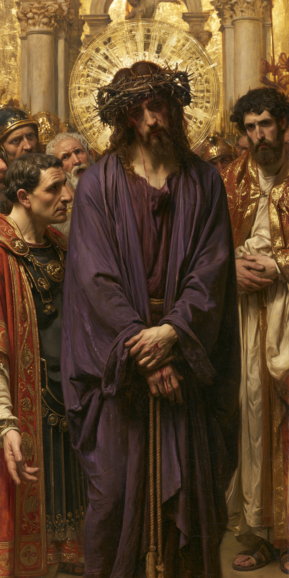 Ecce Homo - Sacro dorato · Ritratto n° 2 - Arte cristiana