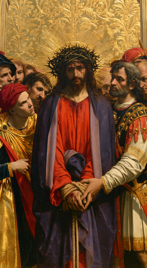 Ecce Homo - Sacro dorato · Ritratto n° 4 - Arte cristiana