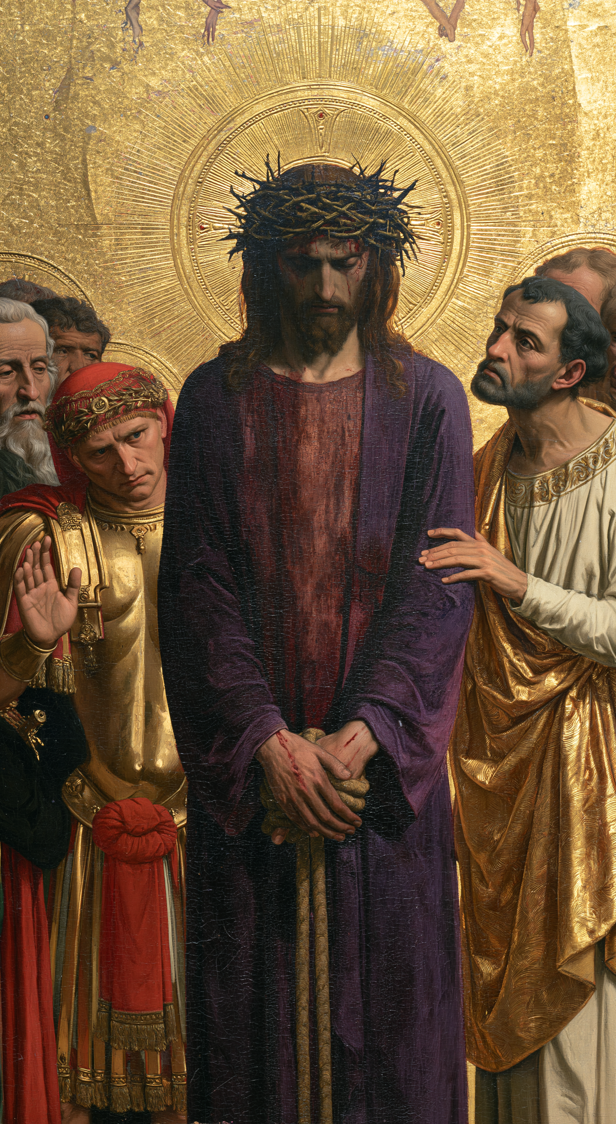 Ecce Homo - Sacro dorato · Ritratto n° 6 - Arte cristiana