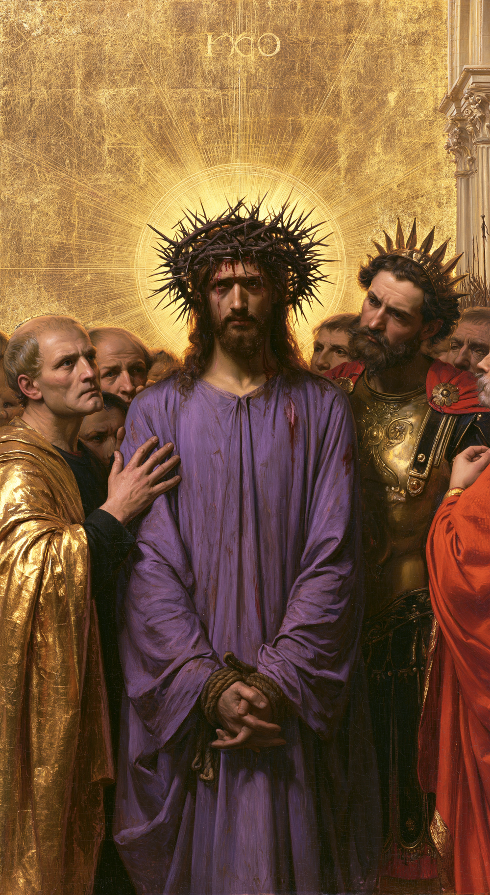 Ecce Homo - Sacro dorato · Ritratto n° 7 - Arte cristiana