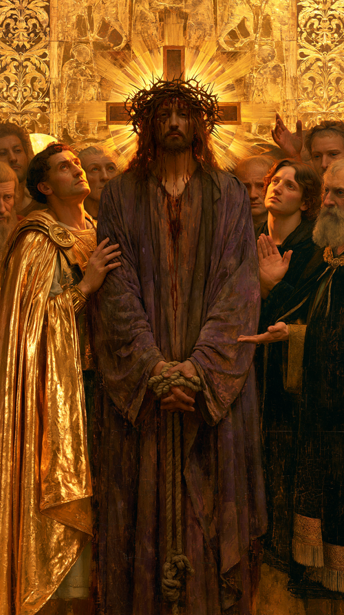 Ecce Homo - Sacro dorato · Ritratto n° 8 - Arte cristiana
