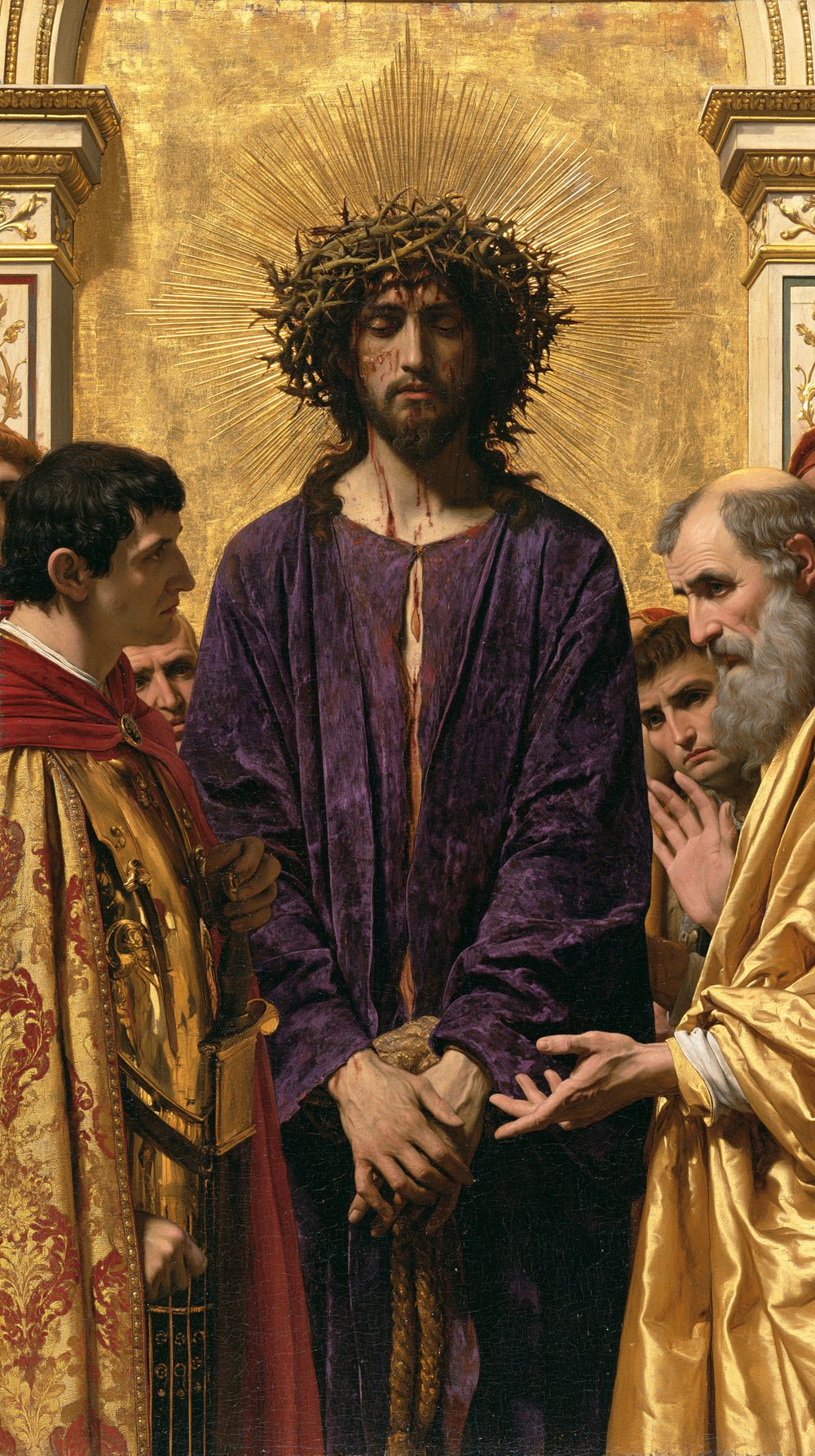 Ecce Homo - Sacro dorato · Ritratto n° 9 - Arte cristiana