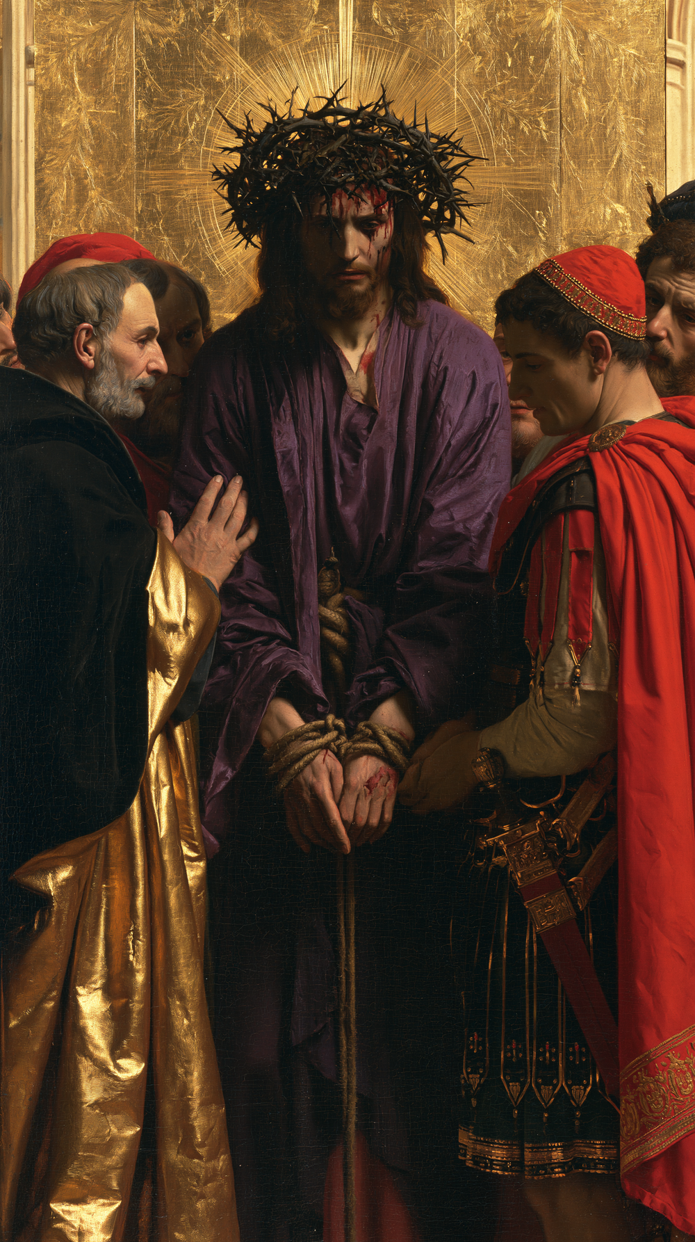 Ecce Homo - Sacro dorato · Ritratto n° 10 - Arte cristiana