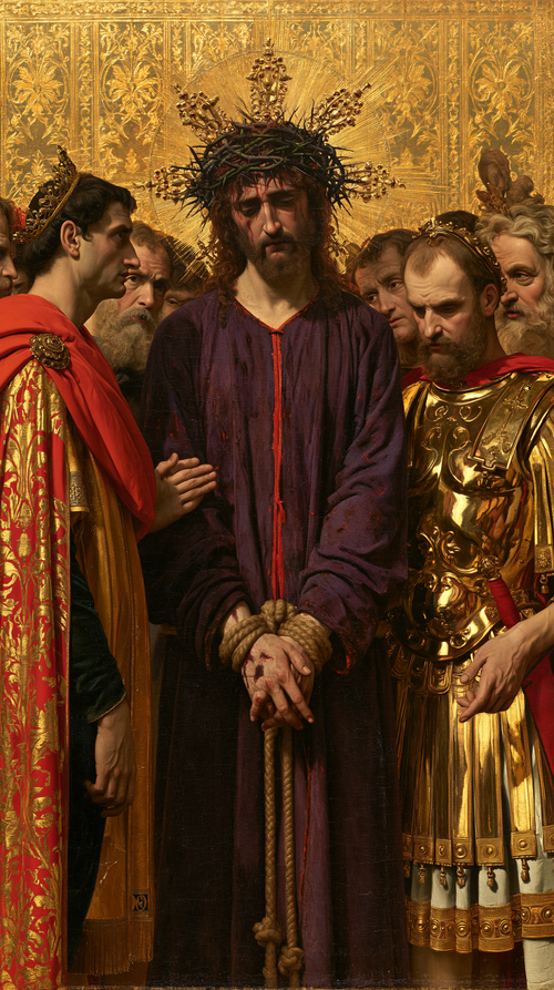 Ecce Homo - Sacro dorato · Ritratto n° 11 - Arte cristiana