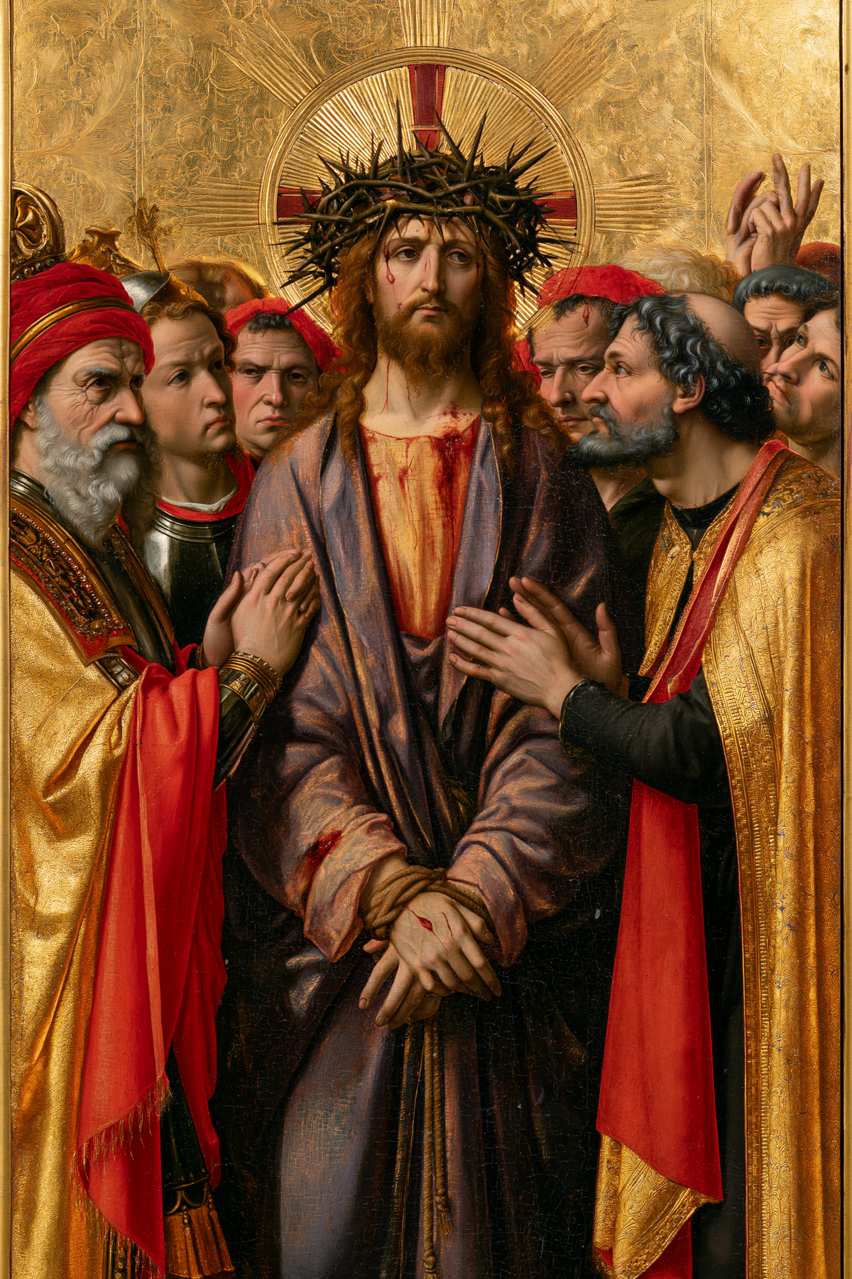 Ecce Homo - Sacro dorato · Ritratto n° 12 - Arte cristiana
