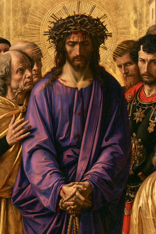 Ecce Homo - Sacro dorato · Ritratto n° 13 - Arte cristiana