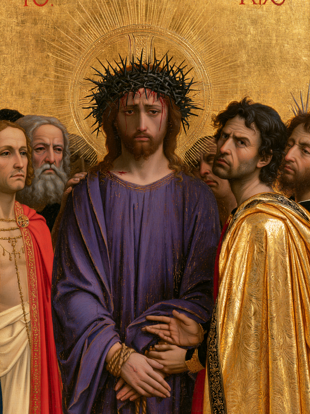 Ecce Homo - Sacro dorato · Ritratto n° 17 - Arte cristiana