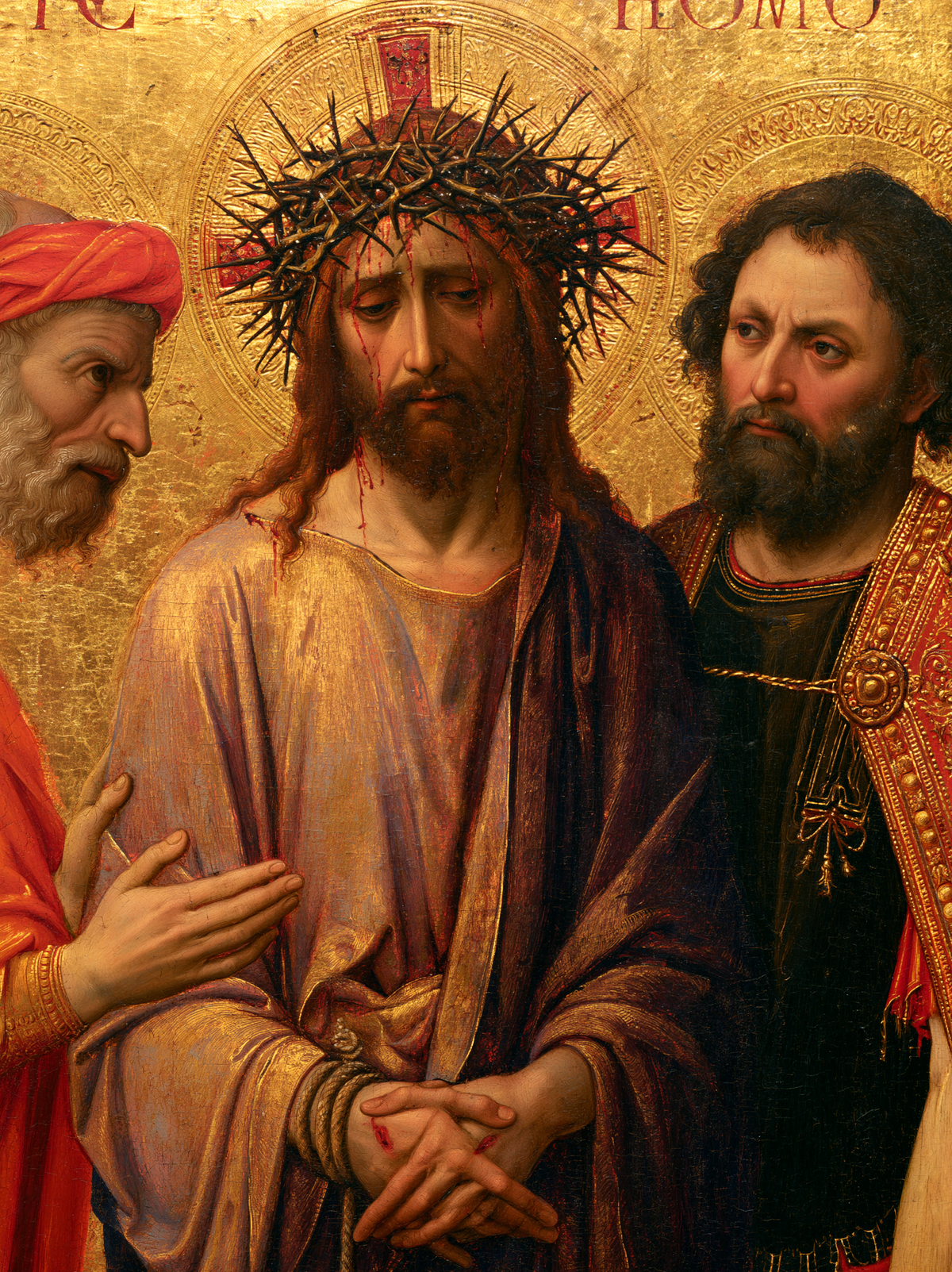 Ecce Homo - Sacro dorato · Ritratto n° 18 - Arte cristiana