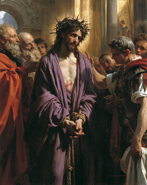 Ecce Homo - Sacro dorato · Ritratto n° 21 - Arte cristiana