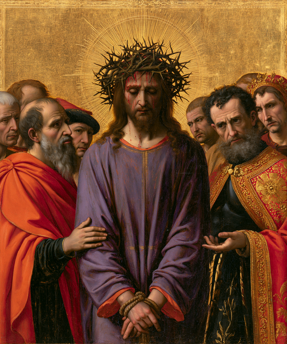 Ecce Homo - Sacro dorato · Ritratto n° 23 - Arte cristiana