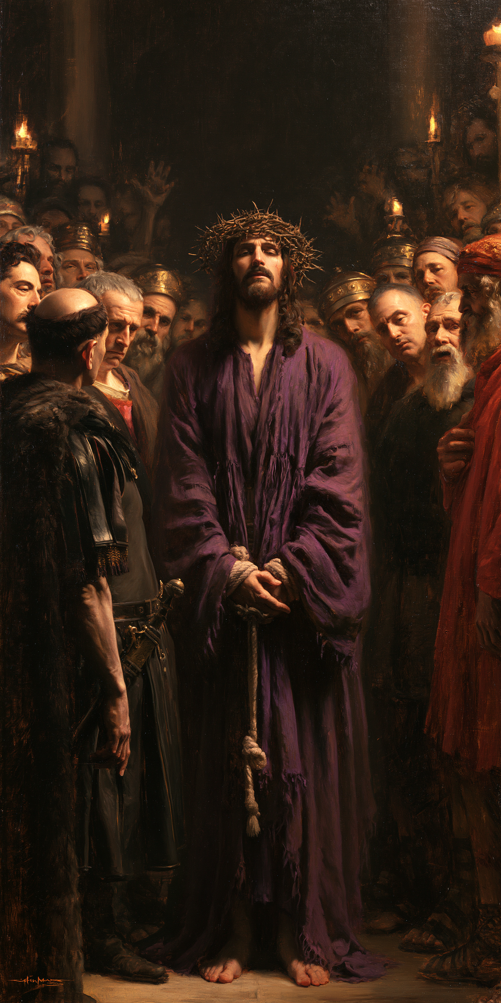 Ecce Homo - Sacro silenzio · Ritratto n° 1 - Arte cristiana