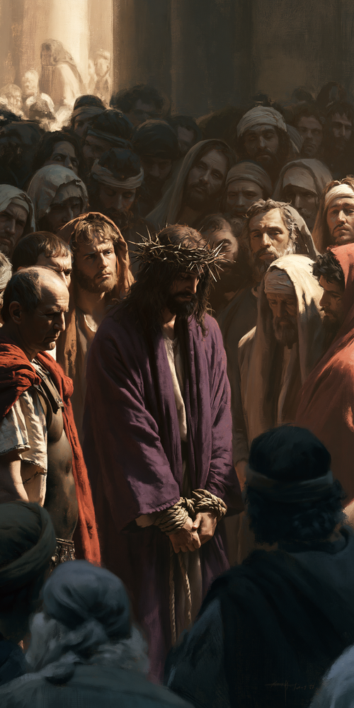 Ecce Homo - Sacro silenzio · Ritratto n° 2 - Arte cristiana