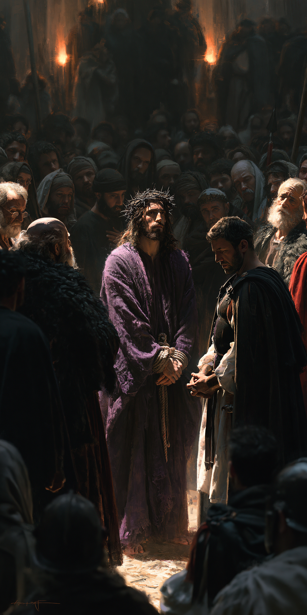 Ecce Homo - Sacro silenzio · Ritratto n° 3 - Arte cristiana