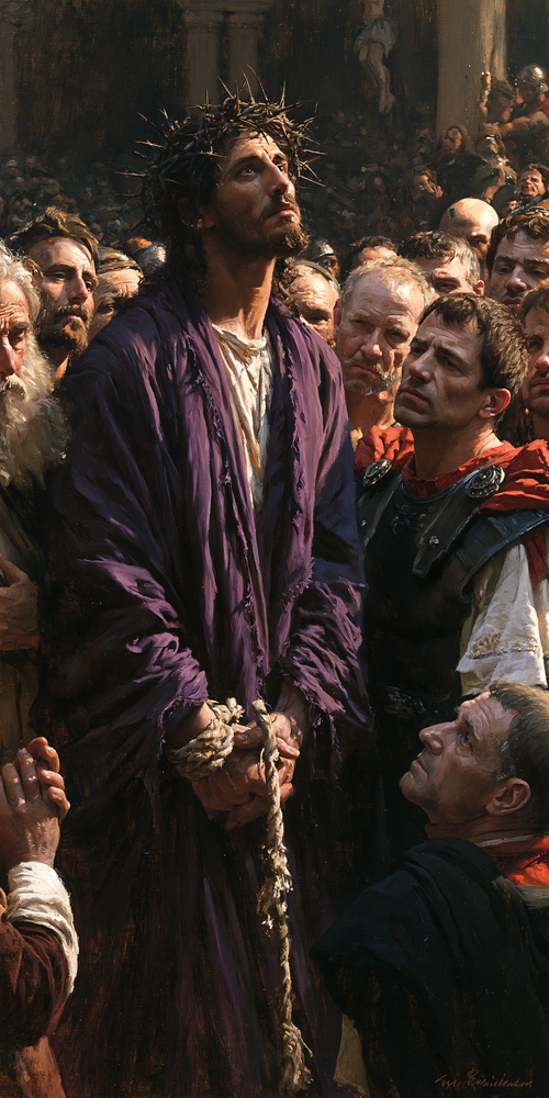 Ecce Homo - Sacro silenzio · Ritratto n° 4 - Arte cristiana