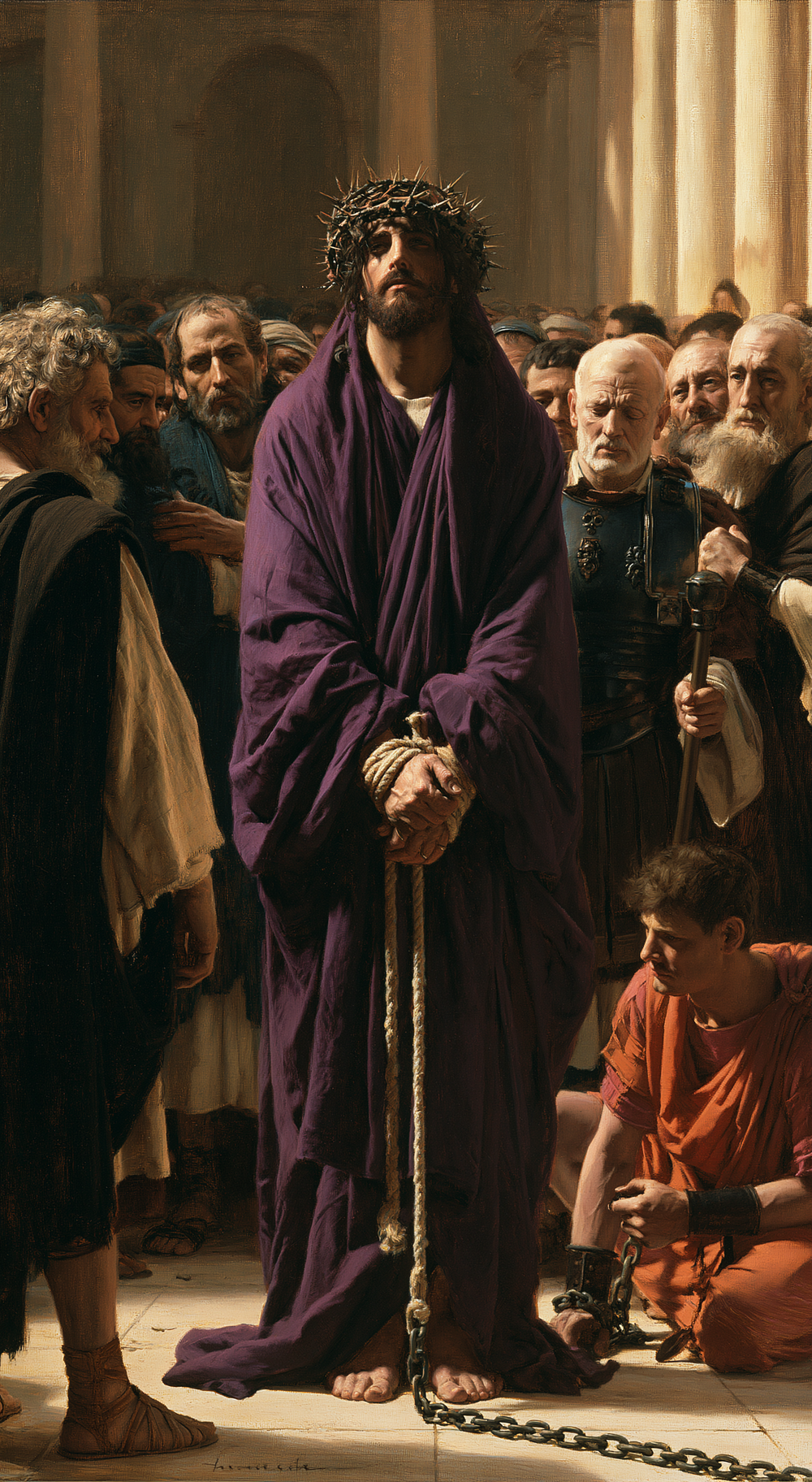 Ecce Homo - Sacro silenzio · Ritratto n° 5 - Arte cristiana
