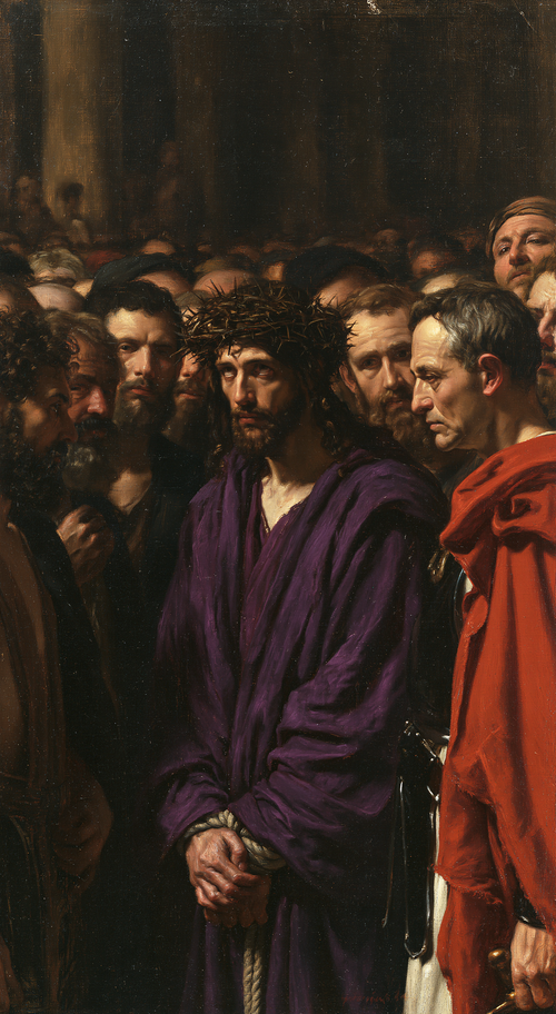 Ecce Homo - Sacro silenzio · Ritratto n° 8 - Arte cristiana