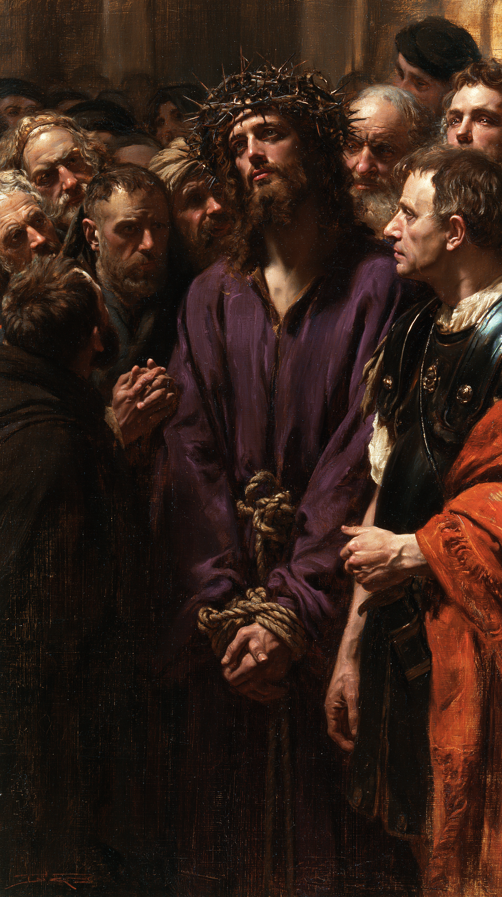 Ecce Homo - Sacred silence · Portrait n° 10 — aperçu de la finition sélectionnée