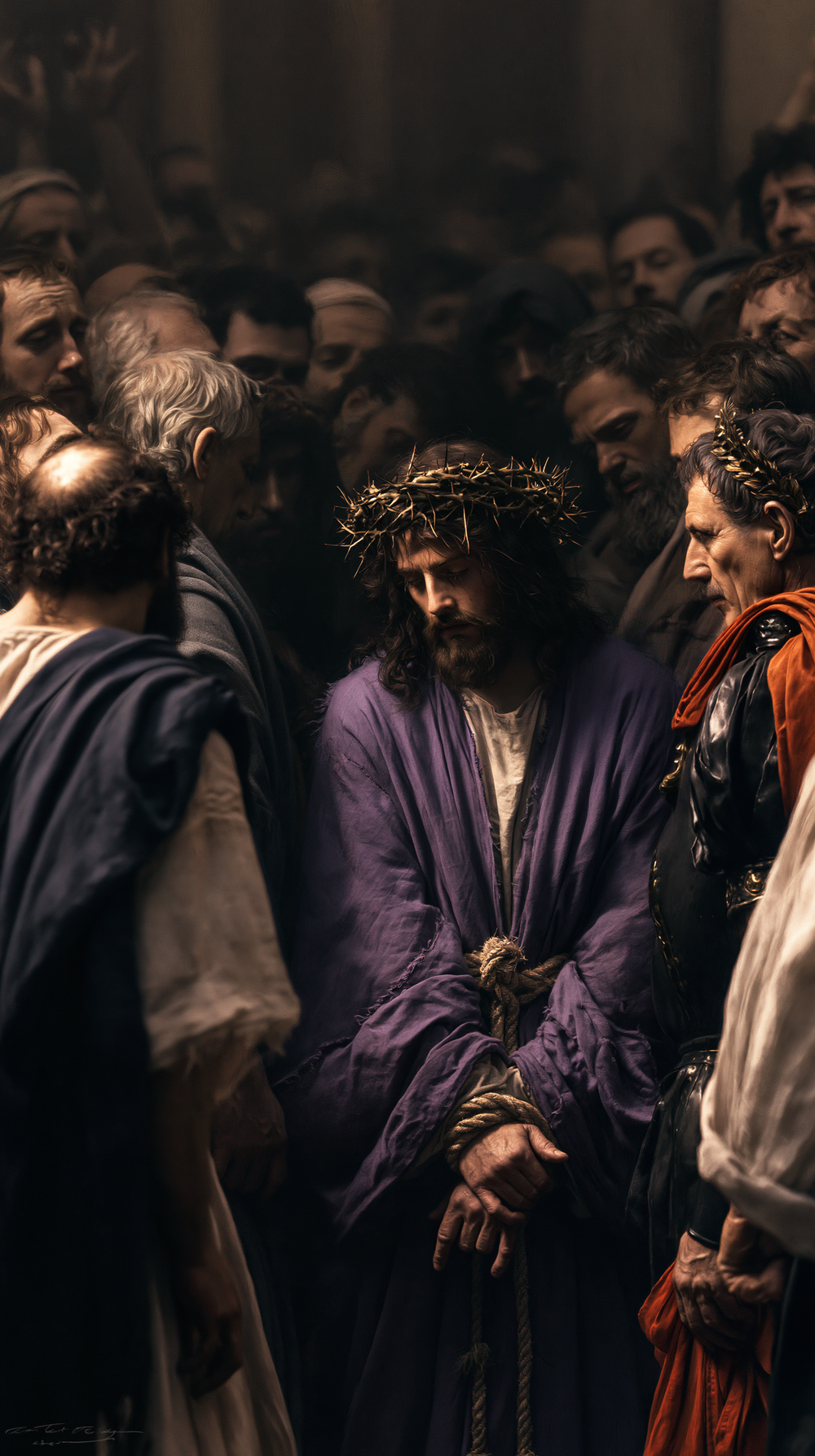 Ecce Homo - Sacro silenzio · Ritratto n° 12 - Arte cristiana