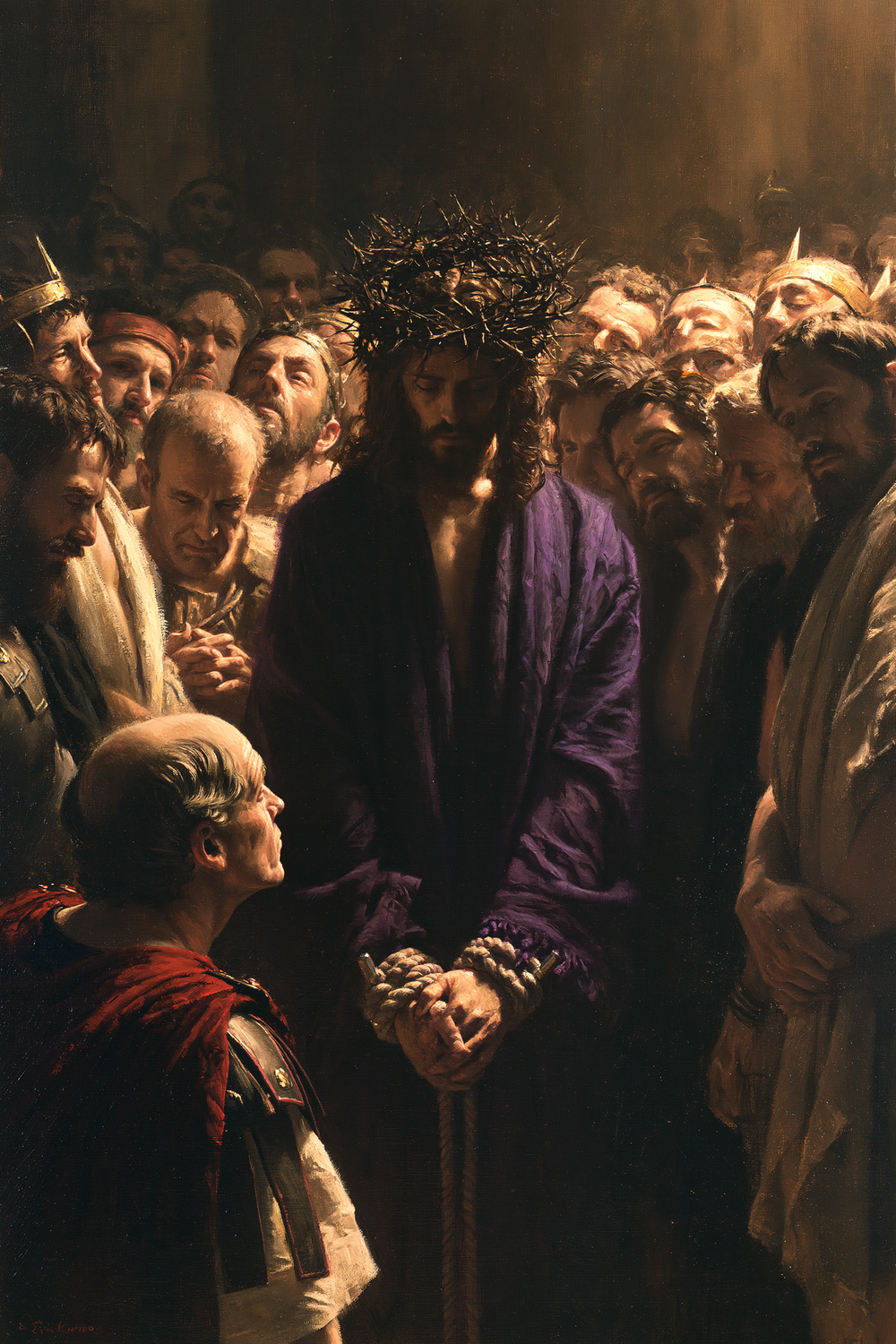 Ecce Homo - Sacro silenzio · Ritratto n° 14 - Arte cristiana