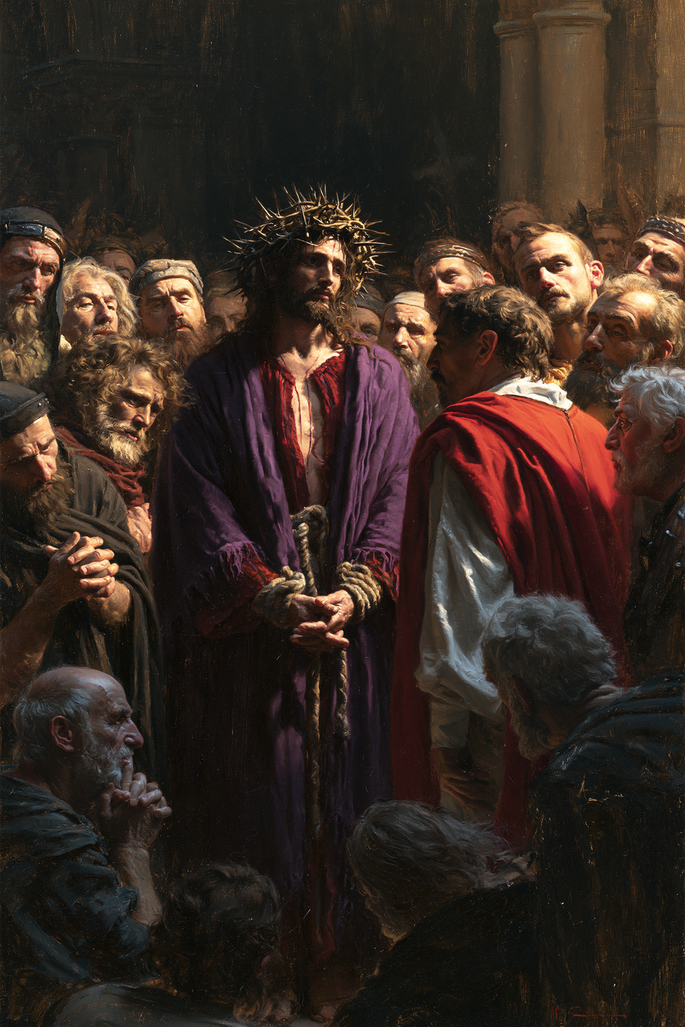 Ecce Homo - Sacro silenzio · Ritratto n° 15 - Arte cristiana