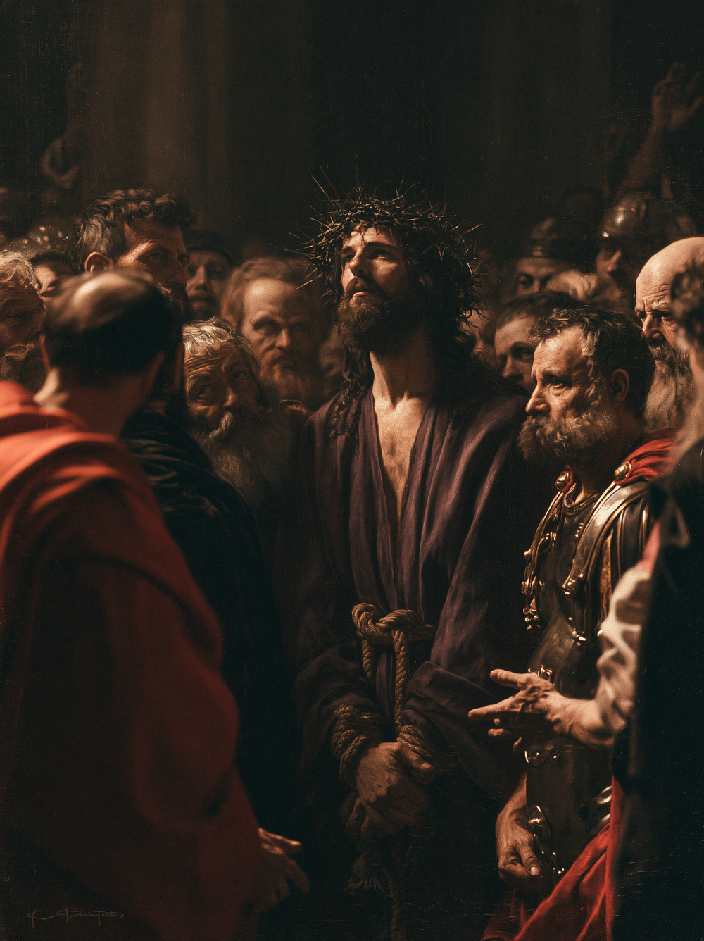 Ecce Homo - Sacro silenzio · Ritratto n° 18 - Arte cristiana