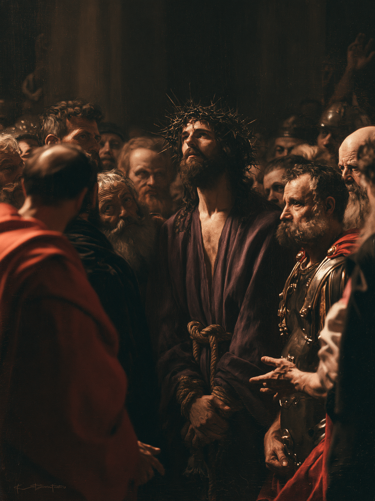 Ecce Homo - Sacro silenzio · Ritratto n° 18 - Arte cristiana