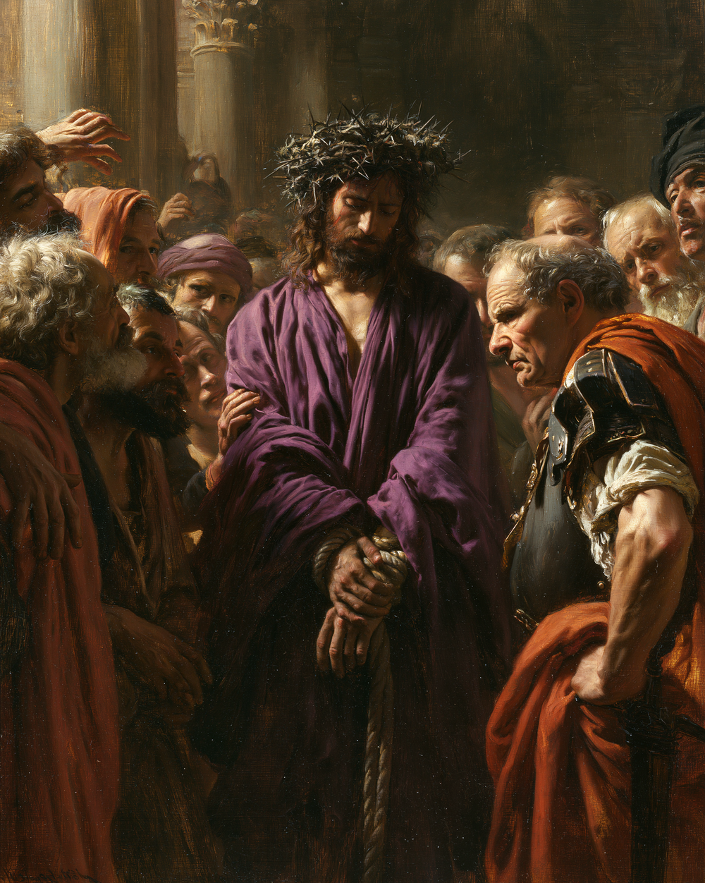 Ecce Homo - Sacro silenzio · Ritratto n° 19 - Arte cristiana