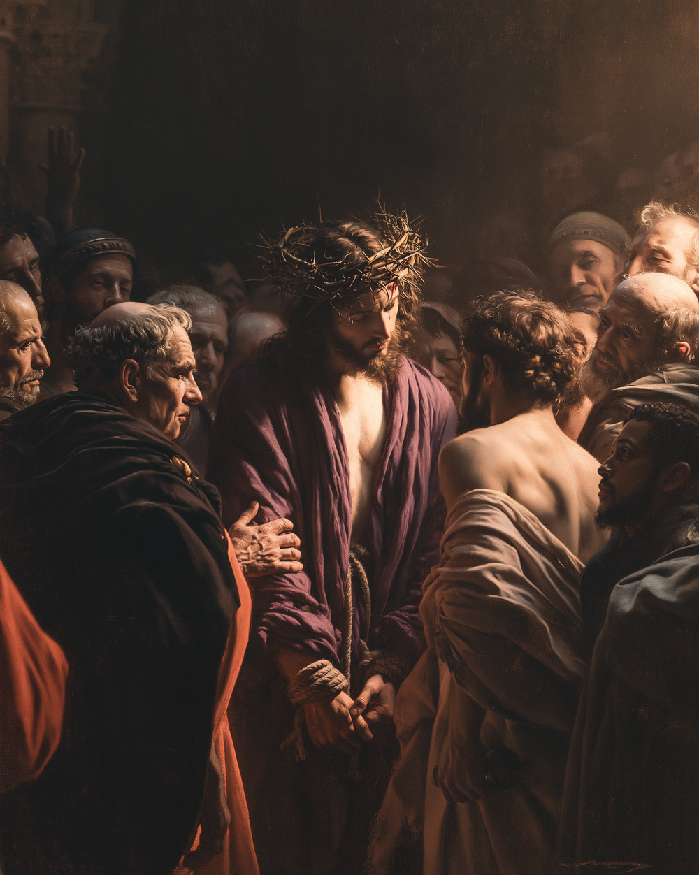Ecce Homo - Sacro silenzio · Ritratto n° 20 - Arte cristiana