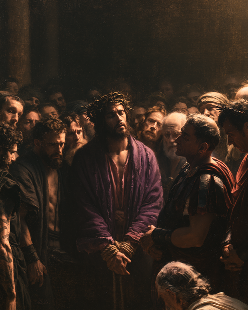 Ecce Homo - Sacro silenzio · Ritratto n° 22 - Arte cristiana