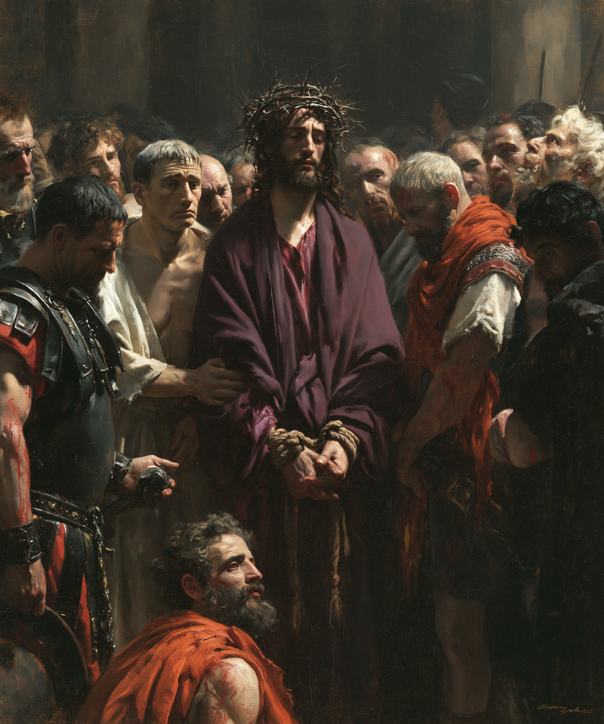 Ecce Homo - Sacro silenzio · Ritratto n° 24 - Arte cristiana