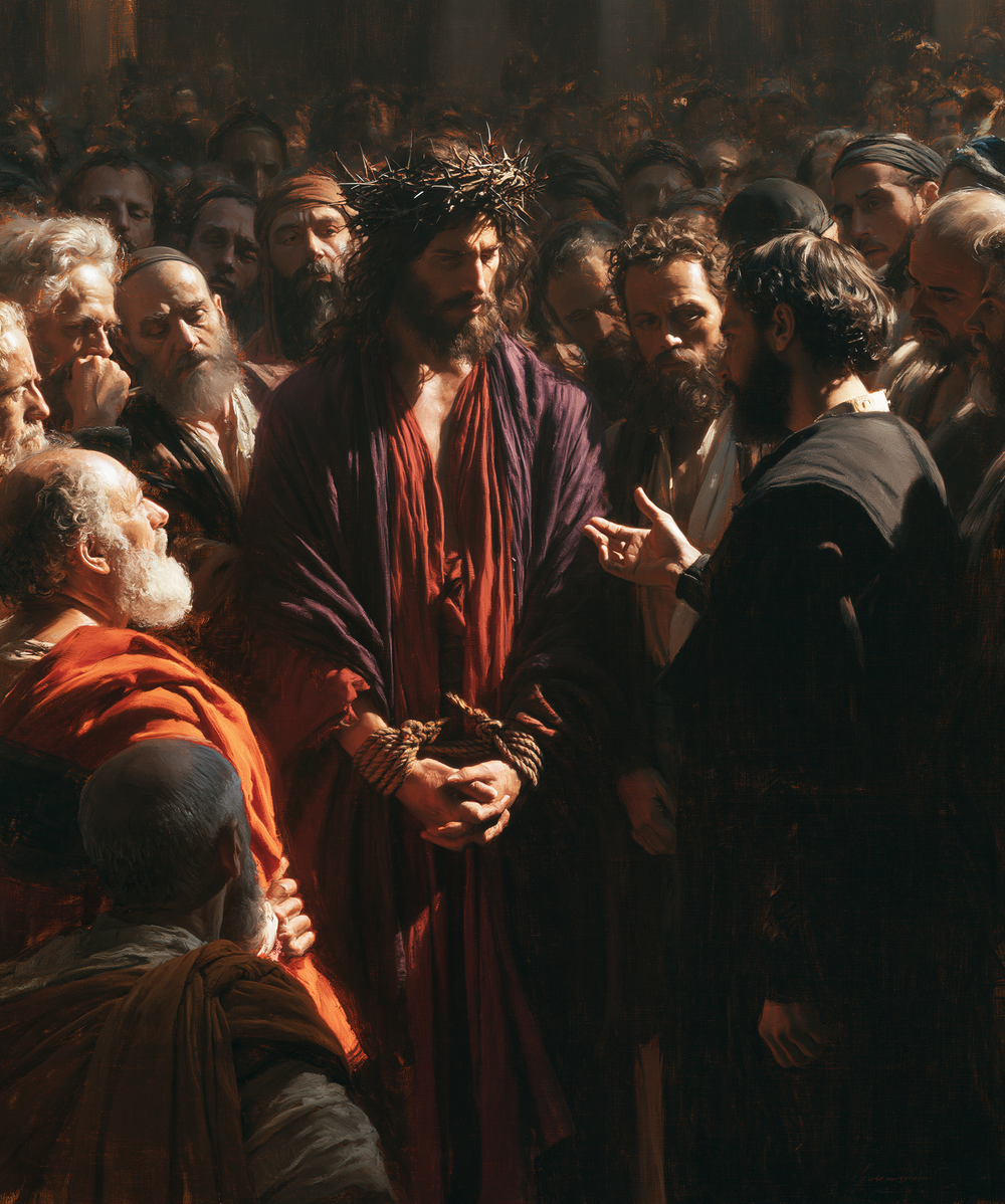 Ecce Homo - Sacro silenzio · Ritratto n° 25 - Arte cristiana