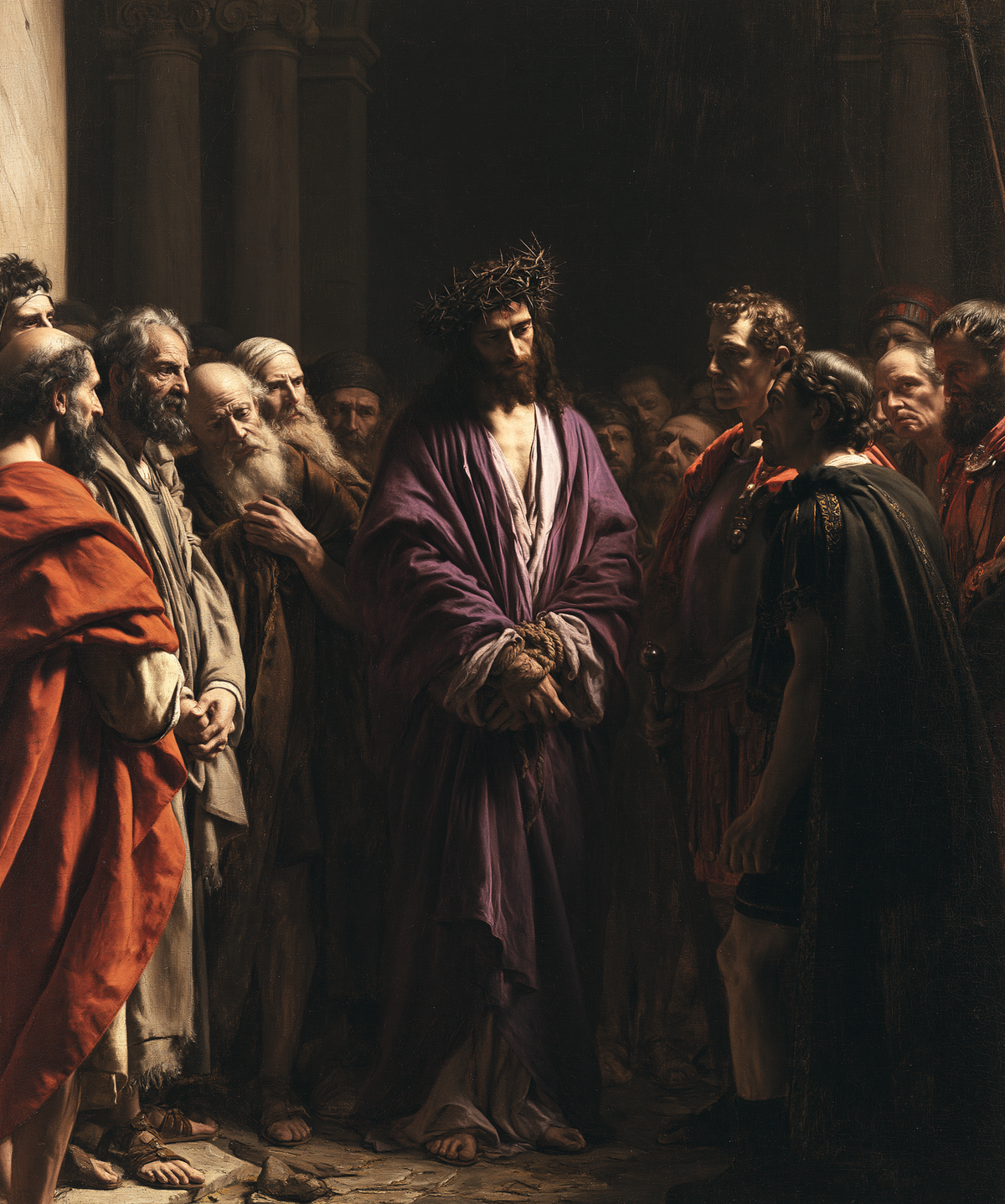 Ecce Homo - Sacred silence · Portrait n° 26 — aperçu de la finition sélectionnée