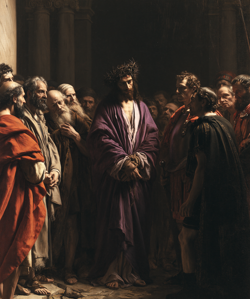 Ecce Homo - Sacro silenzio · Ritratto n° 26 - Arte cristiana