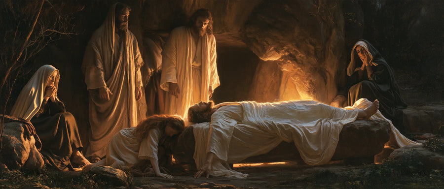 The Entombment of Jesus Christ - Black and Gold · Landscape n° 24