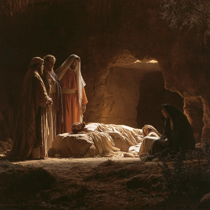 The Entombment of Jesus Christ — The Earth Before the Sacred Rest