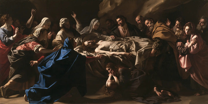 The Entombment of Jesus Christ — The Shroud Through the Crowd