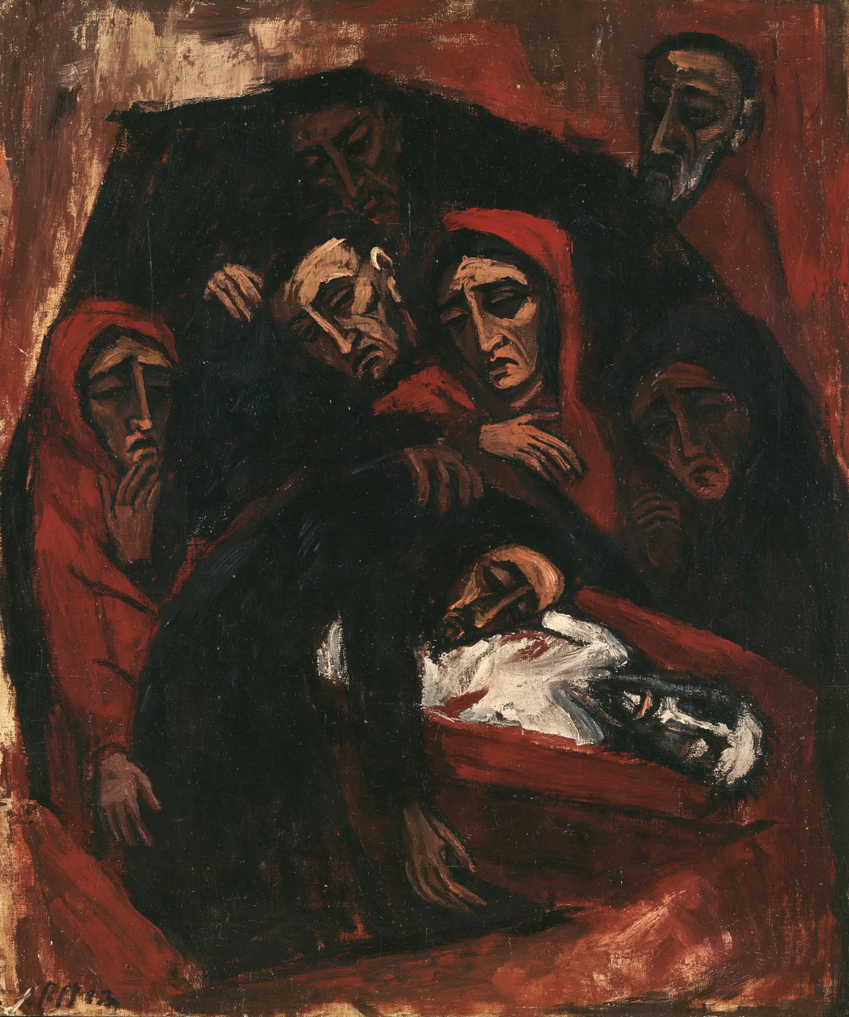 The Entombment of Jesus Christ — The Vigil Around Wounded White