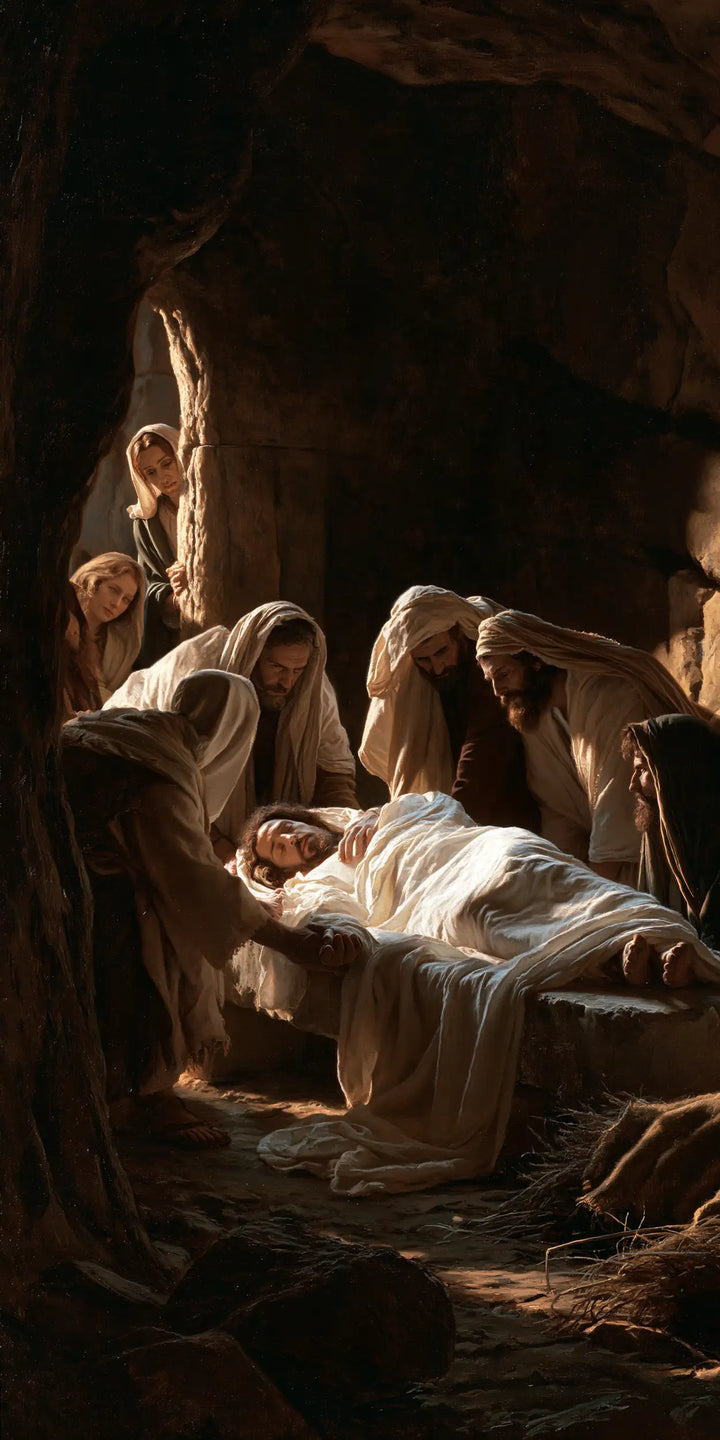 The Entombment of Jesus Christ - Inside the Tomb · Portrait n° 2