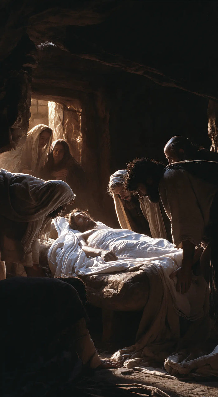 The Entombment of Jesus Christ - Inside the Tomb · Portrait n° 5