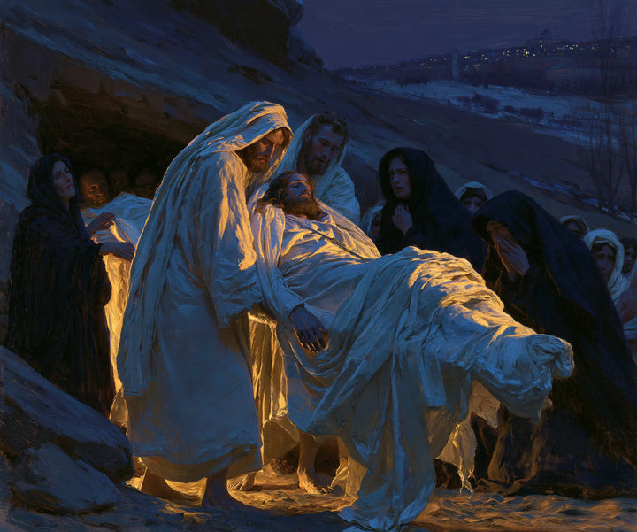 The Entombment of Jesus Christ - Midnight-blue Chiaroscuro · Landscape n° 3
